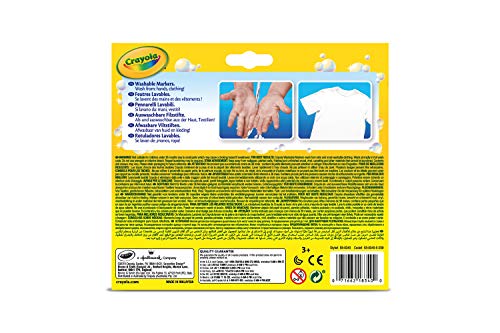Crayola Filzstifte Auswaschbar | 24 Farben ab 3 Jahren